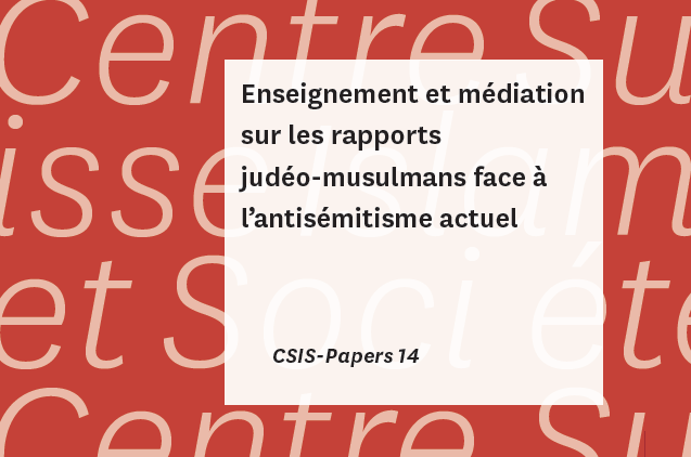 Enseignement et médiation sur les rapports judéo-musulmans